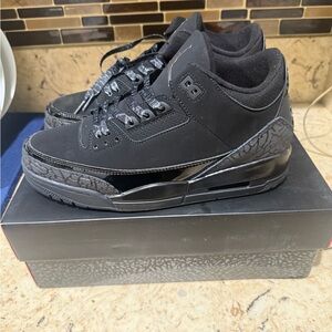 Jordan 3 Black Cats Men's Sneakers